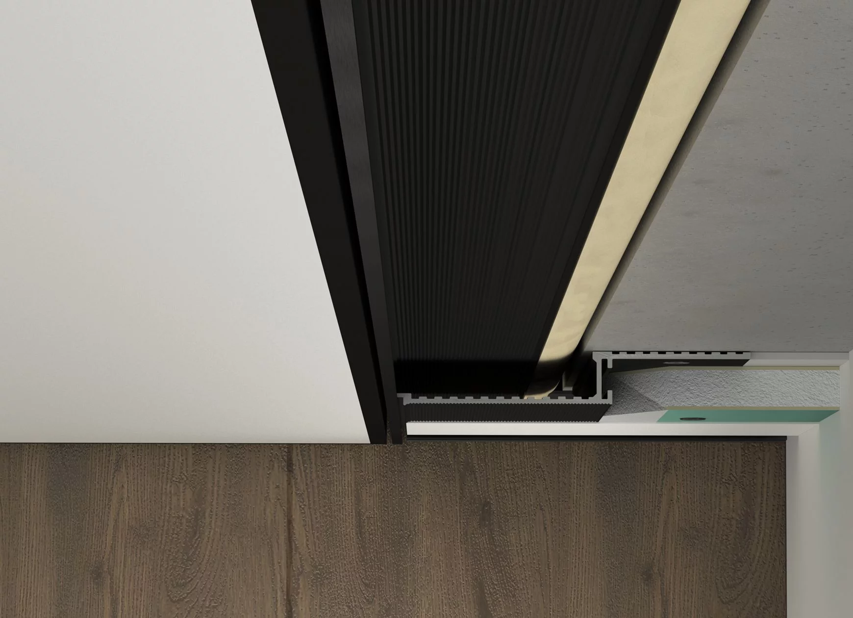 ТЕНЕВАЯ РЕЙКА LACONISTIQ micro (скрытый наличник)