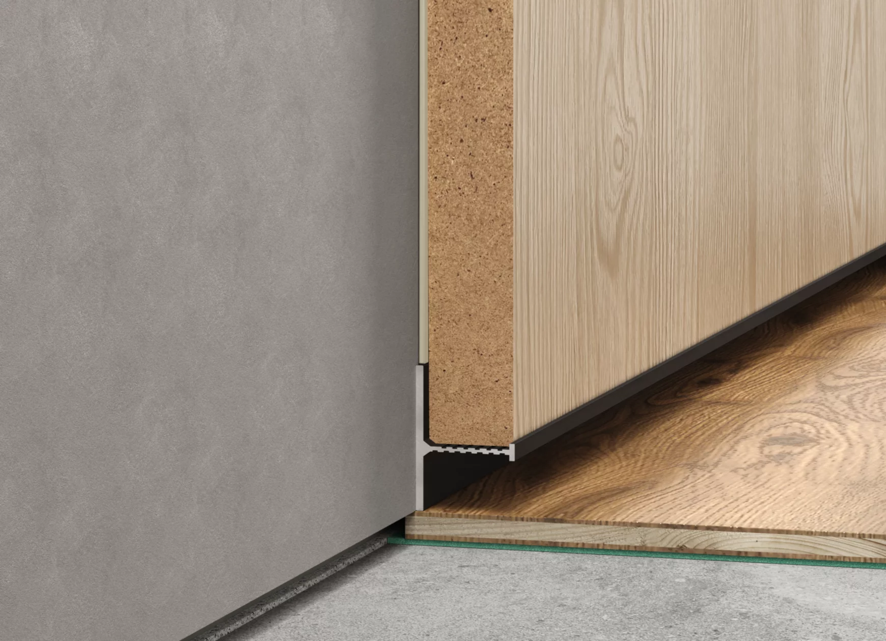 ТЕНЕВОЙ ПЛИНТУС LACONISTIQ REVERSE 2.0 ДЛЯ ПАНЕЛЕЙ И КЕРАМОГРАНИТА