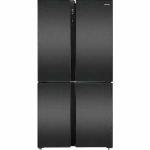 HIBERG RFQ-500DX NFXd Inverter Cross Door с уникальной фактурой в цвете "темная нержавеющая сталь"