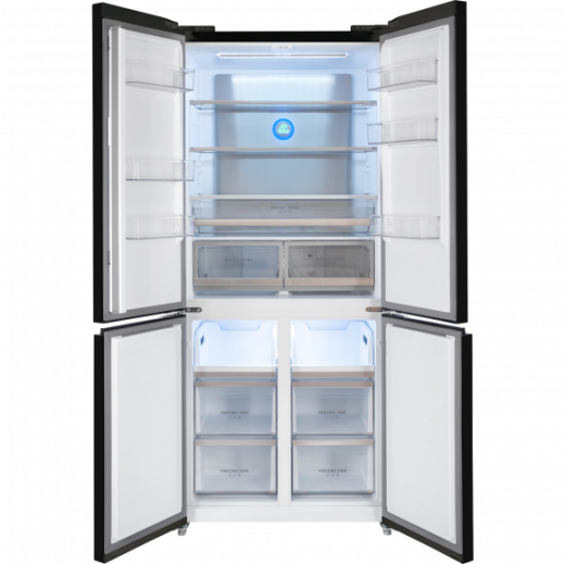 HIBERG RFQ-600DX NFGW Inverter Cross Door с возможностью встраивания черный