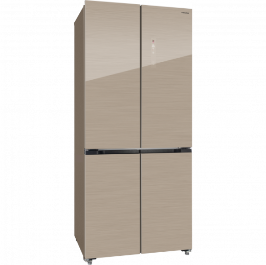 HIBERG RFQ-600DX NFGW Inverter Cross Door с возможностью встраивания бежевый